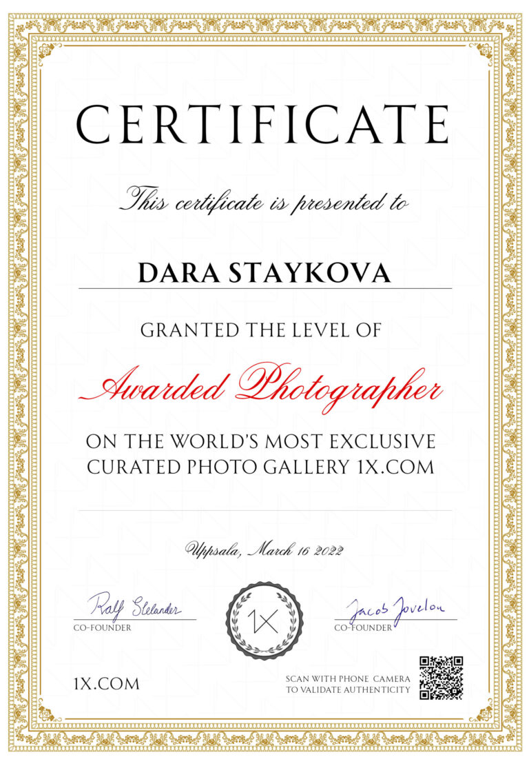 Awarded Photographer 1x.com